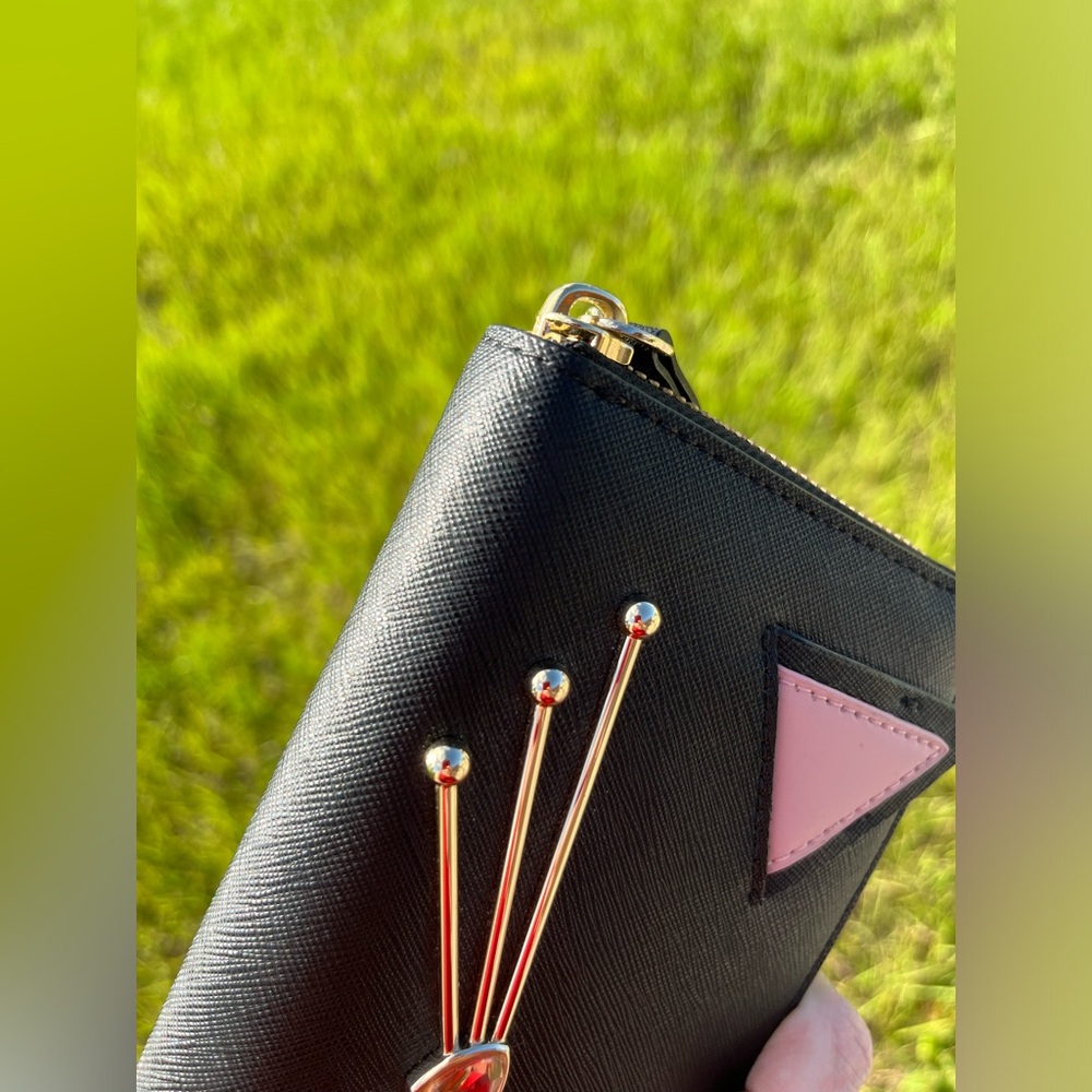 NWT 😻🐾 Kate Spade Cat Meow Lindsey Long Wallet - Picture 7 of 14